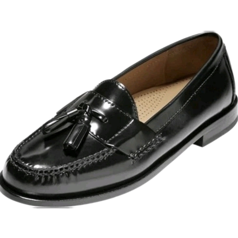Cole Haan Black Tassel Loafers